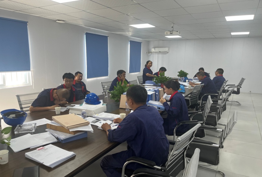 公司開展年度質量、環境、職業健康安全管理體系內審工作