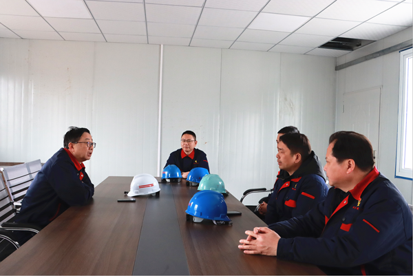 公司黨委書記王伍升到銅基新材料項目檢查指導工作 公司黨委書記王伍升到銅基新材料項目檢查指導工作