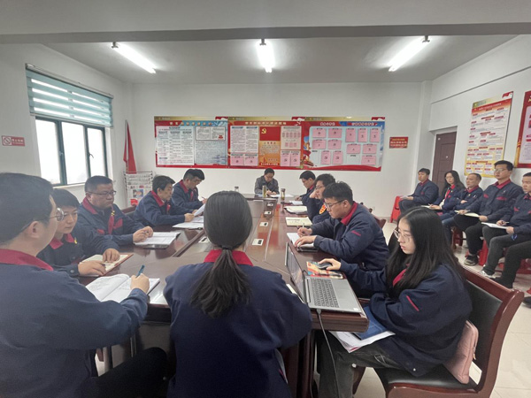 王伍升參加建材公司黨支部黨員大會 王伍升參加建材公司黨支部黨員大會